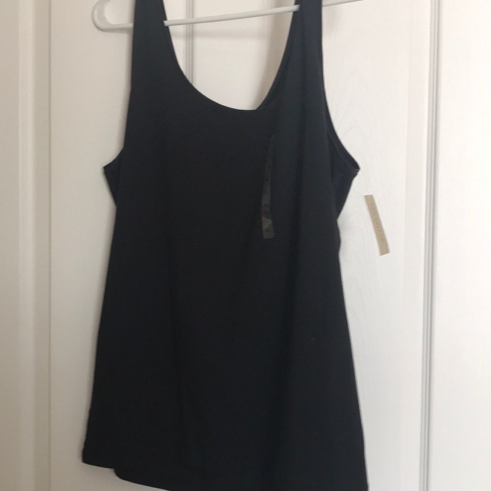 Black tank top